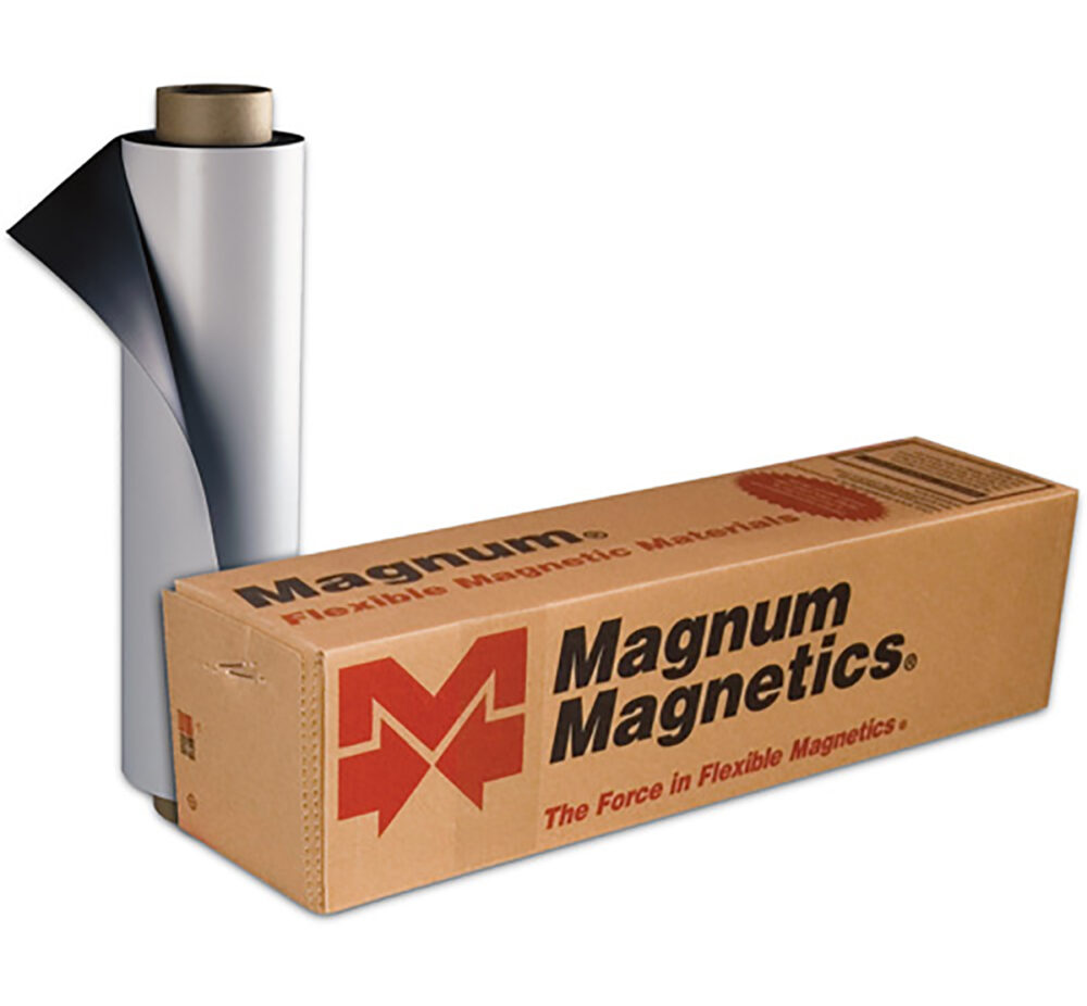 Magnum 24 White Magnetic Sheets 30 Mil