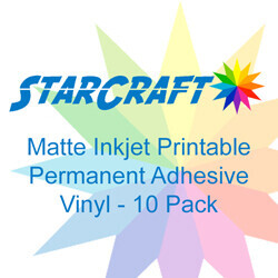 StarCraft Inkjet Printable Adhesive Vinyl
