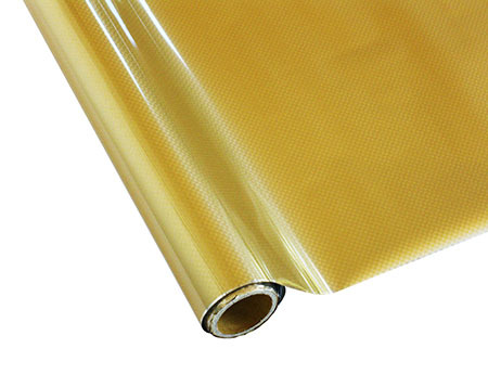 Gold Carbon Fiber Vinyl Wrap