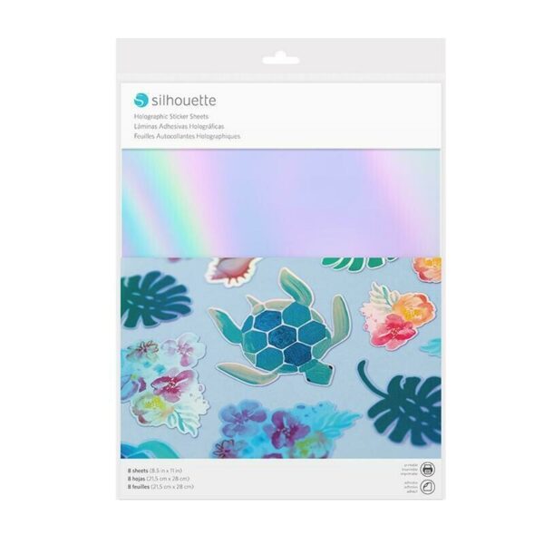8-Pack Holographic Sticker Sheets