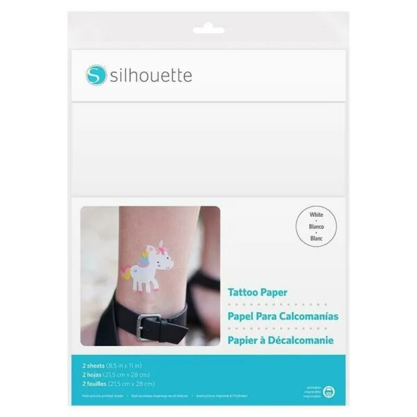 Silhouette Temporary Tattoo Paper 2-Pack