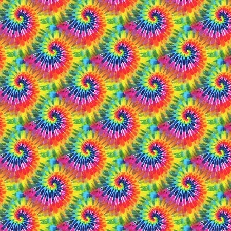 Tie Dye Mini Swirl Garden Stake