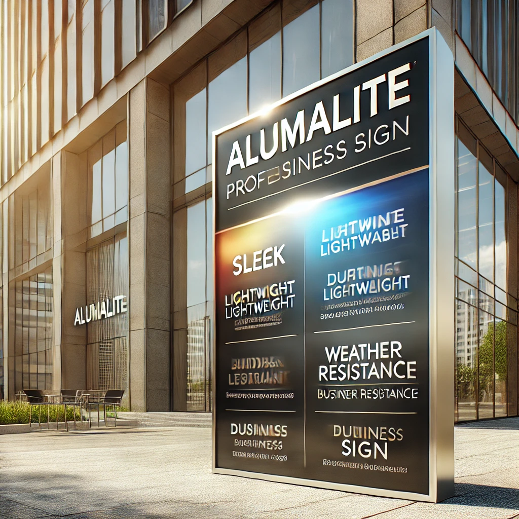 Why Alumalite Sheets Are the Best Choice for Business Signage